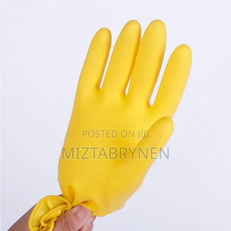 Re-usable Washing Gloves Non-slip Rubber Hand Gloves