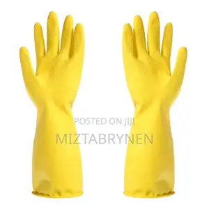 Re-usable Washing Gloves Non-slip Rubber Hand Gloves