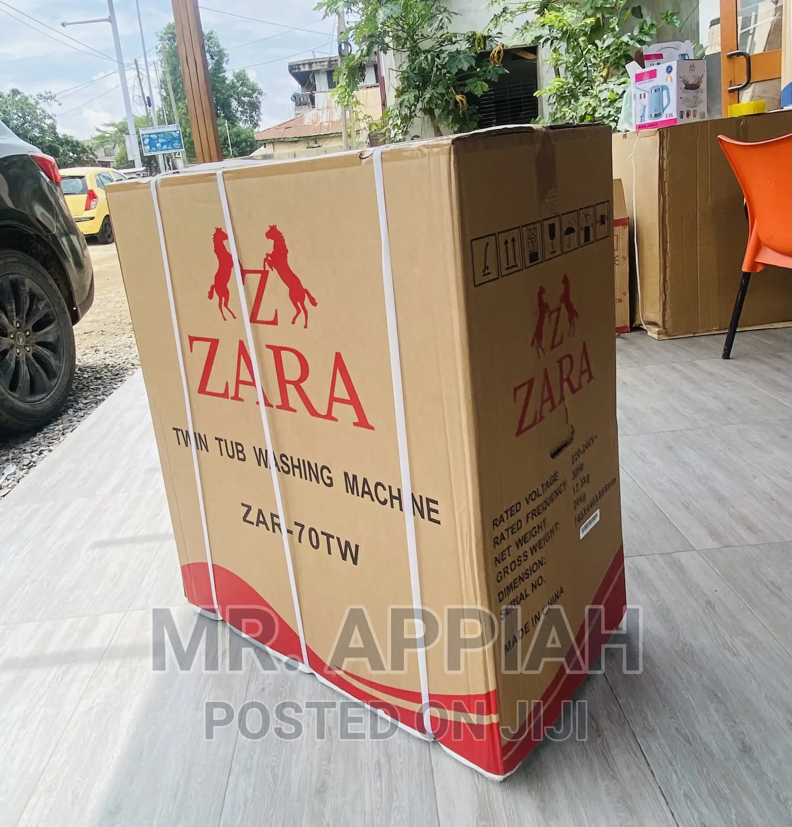 Auto-Automatic Zara Top Load Washing Machine(White).