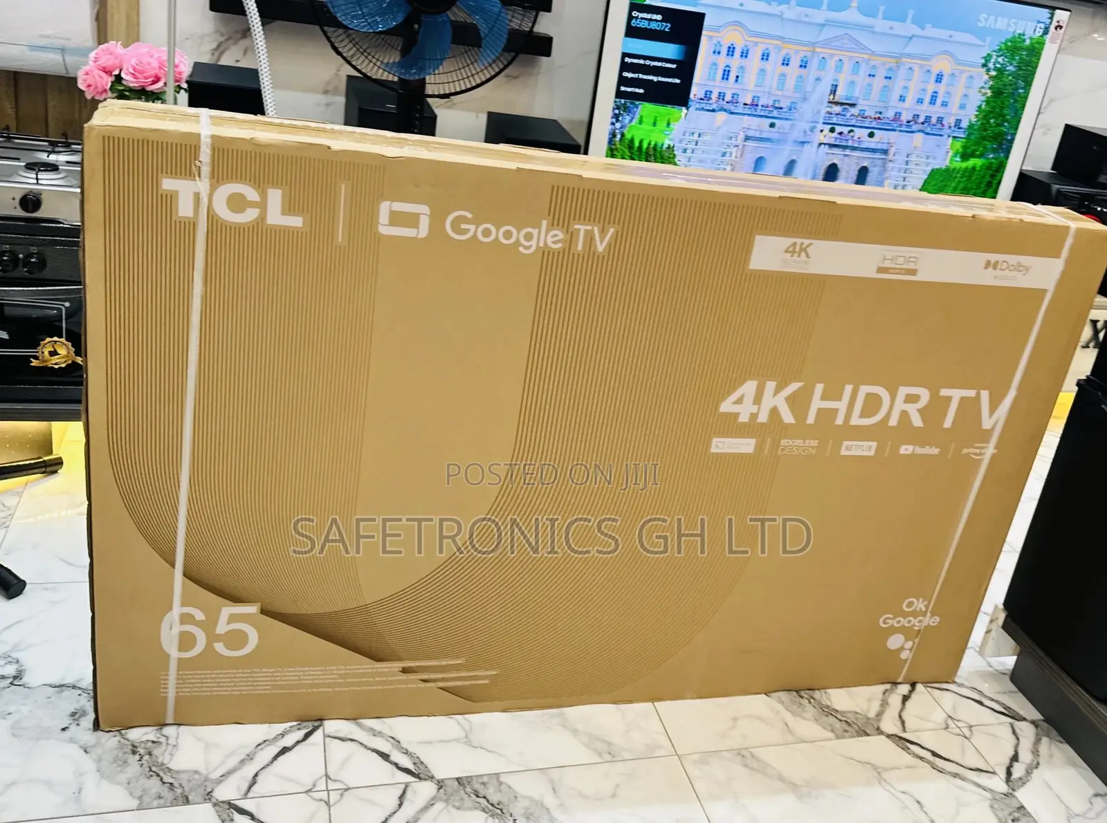 Glossy Smart HDR 65 Inches P635 Electric TCL Black Ledtv