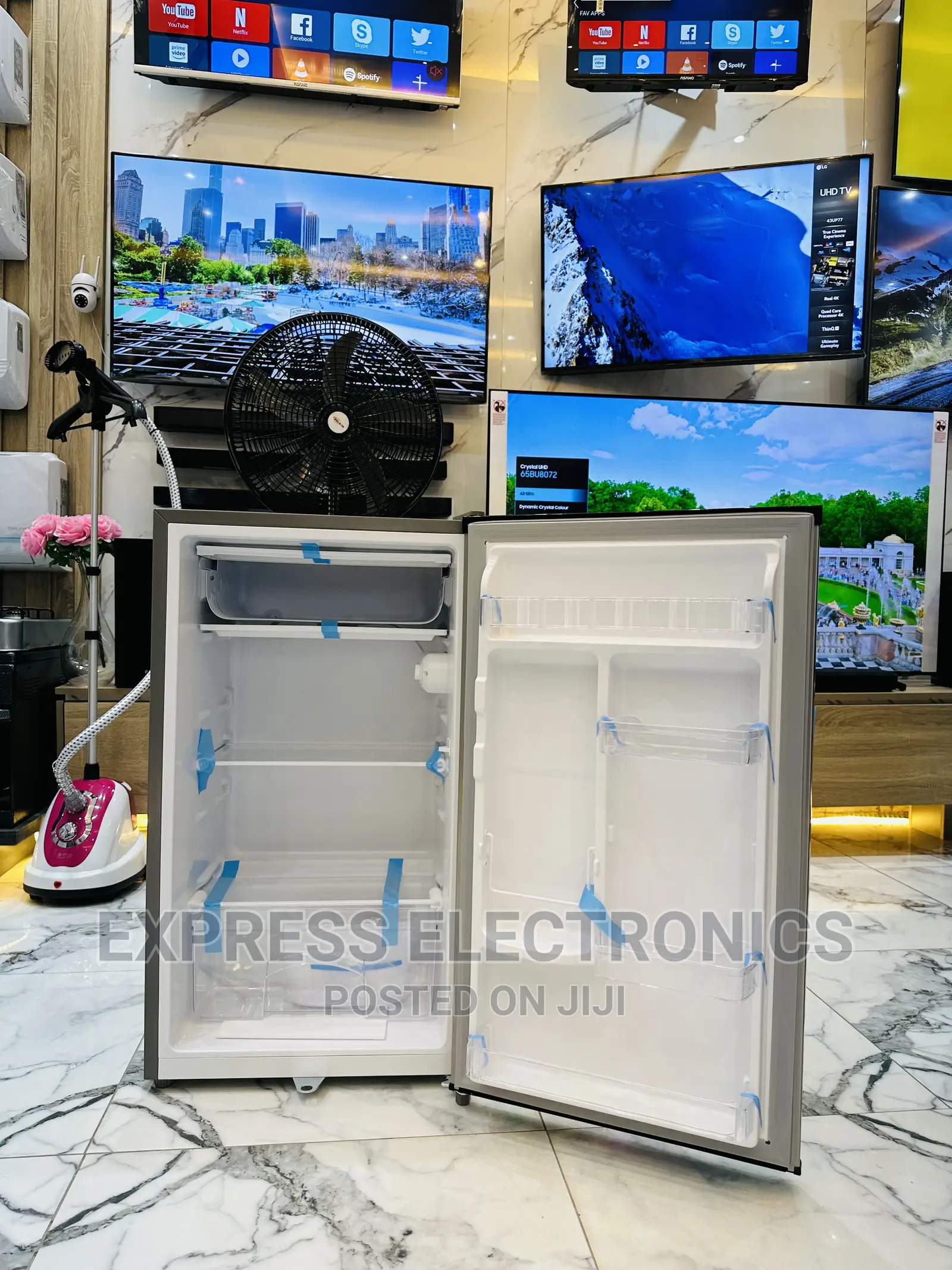 Eco Efficient Grey Table Top Fridge Pearl PF-109 /GRAY 80L