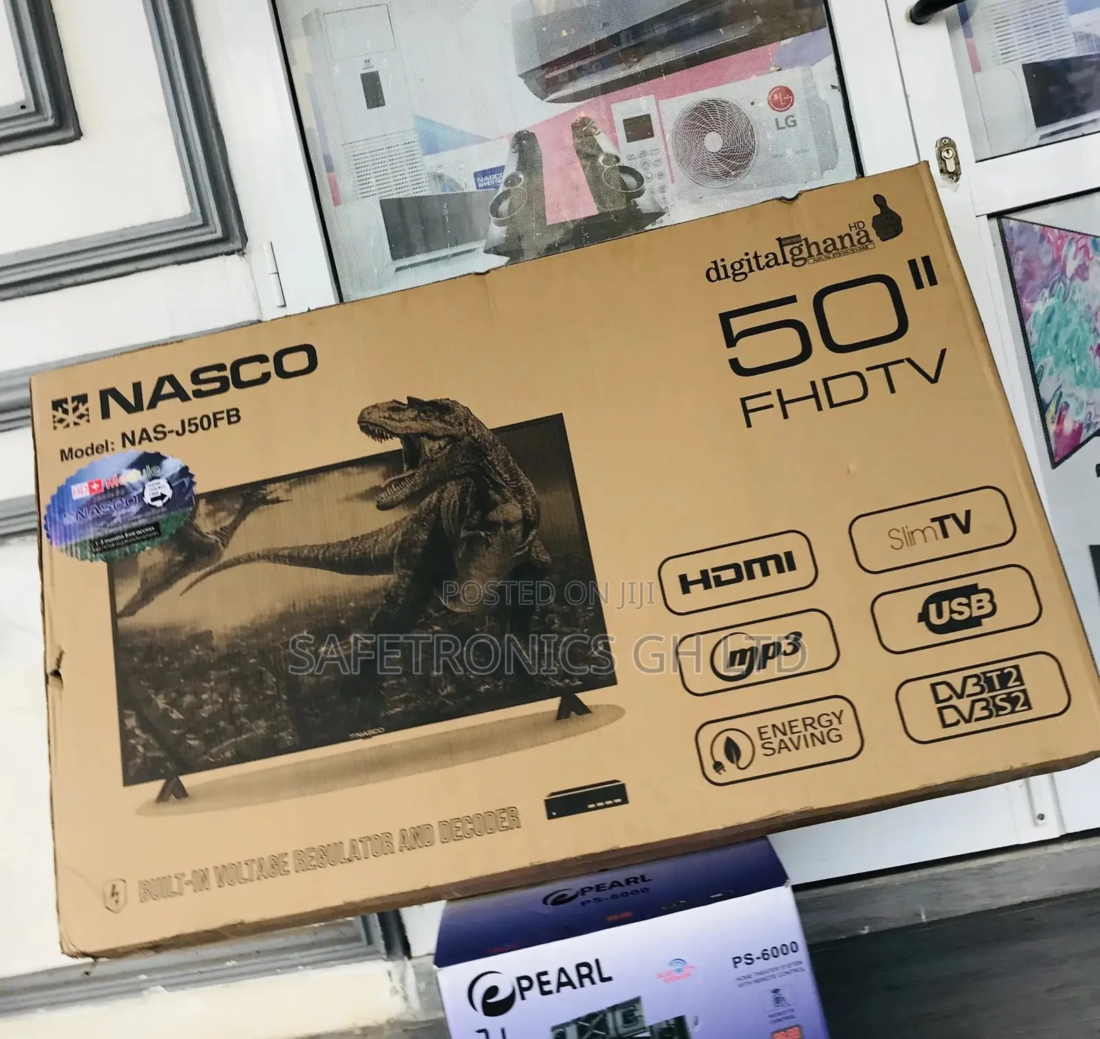 Nasco FHD Digital 50 Inches Glossy LED Satellite Tv 