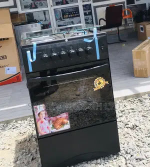 Volcano 2 Gas Burner 2 Electric Oven With Grill 50x50 Cooker
