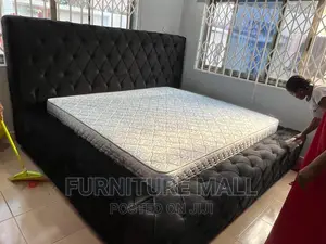 Executive King Size Bed With Mattress Free Delivery