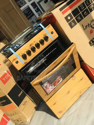Light Wooden 4 Gas Oven With Grill Burner 50x50 Cooker