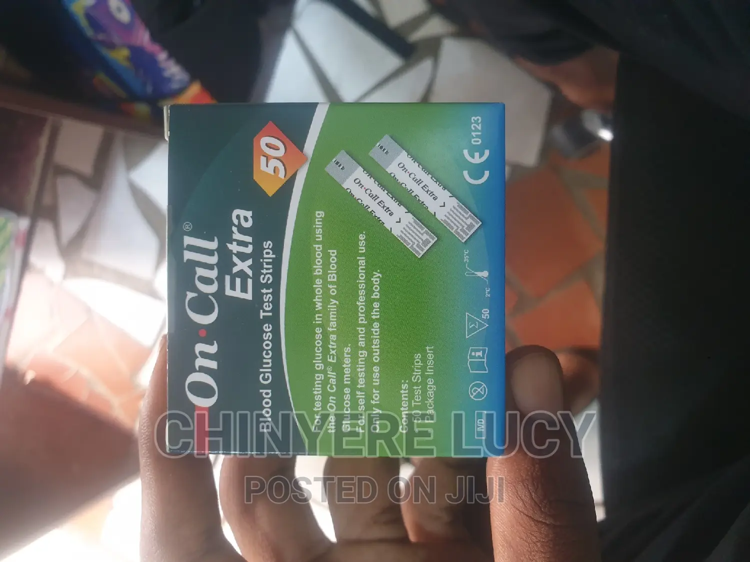 Glucometer on Call Extra Strips