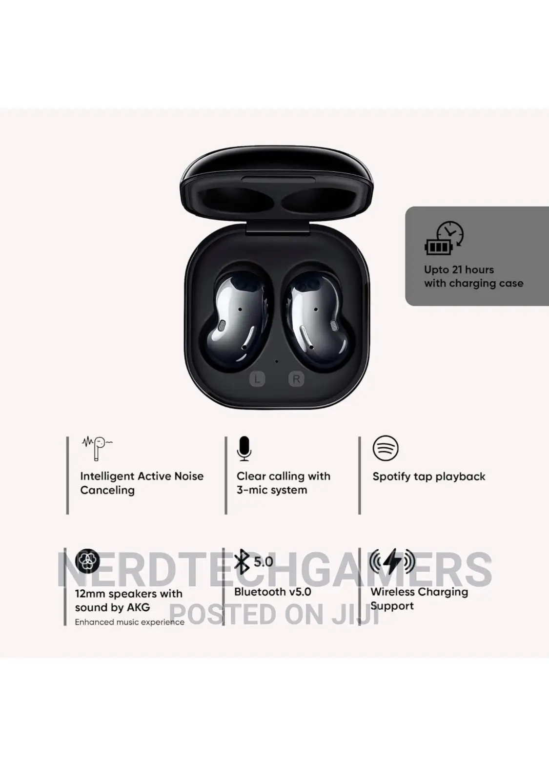 Samsung Galaxy Buds Live Bluetooth Truly Wirel, Mystic Black