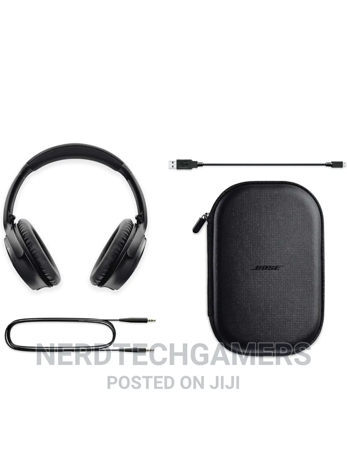 Bose Quietcomfort 35 Wireless Bluetooth Headphones,- Black