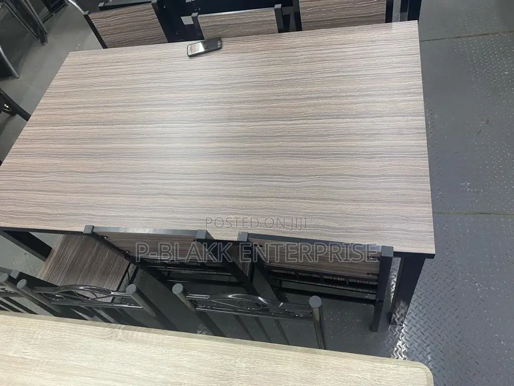 Wooden Dining Table With 6chairs