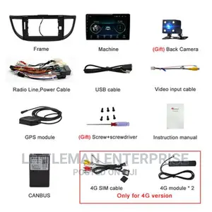 Honda CRV 2013 – 2016 Multimedia Player Android +FREE CAMERA