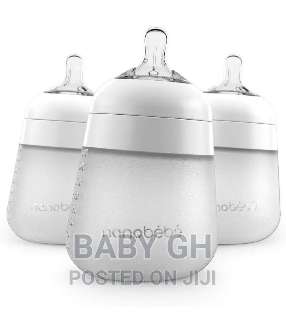 Nanobebe 3 Pack Silicone Bottles