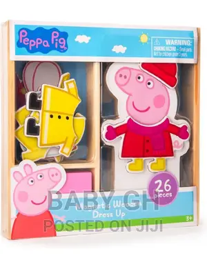 Peppa Pig Magnetic Wood Dress Up