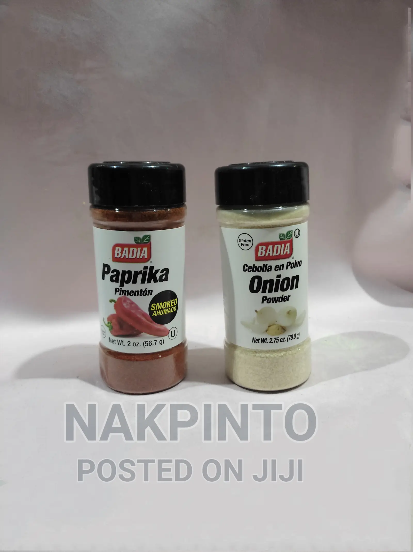 Badia Onion Powder. Smoked Paprika Powder