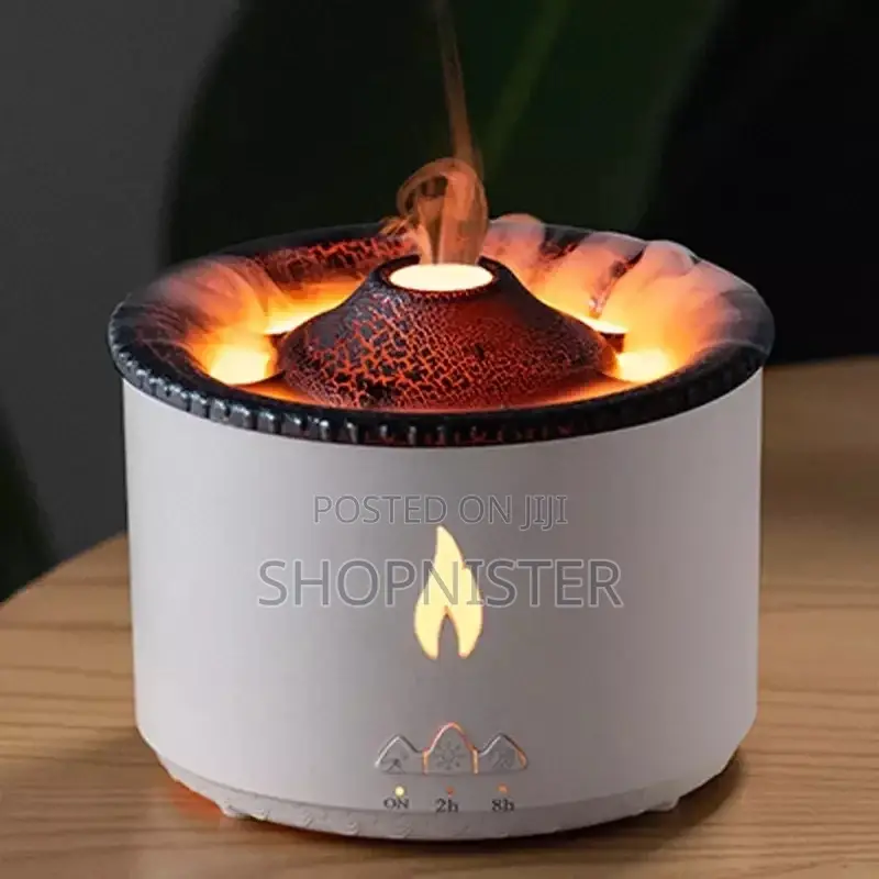 Flame Air Humidifier Volcanic Aroma Diffuser