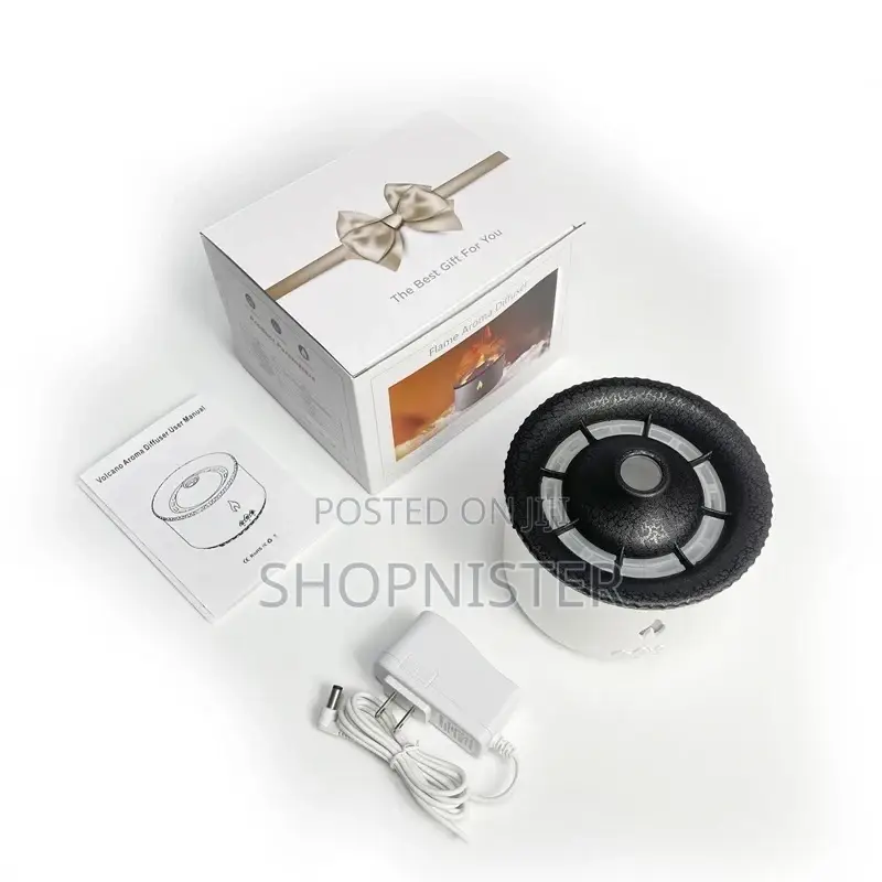Flame Air Humidifier Volcanic Aroma Diffuser