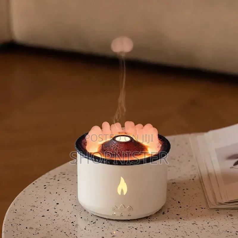 Flame Air Humidifier Volcanic Aroma Diffuser