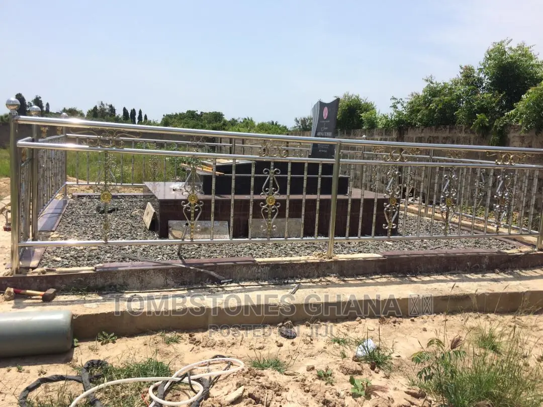 Silver Stainless Steel Balustrade for Tombstone