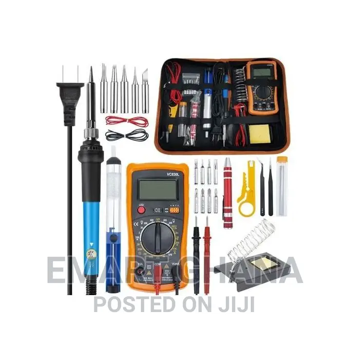 19pcs 220V 60W Electric Soldering Iron Kit With Tools