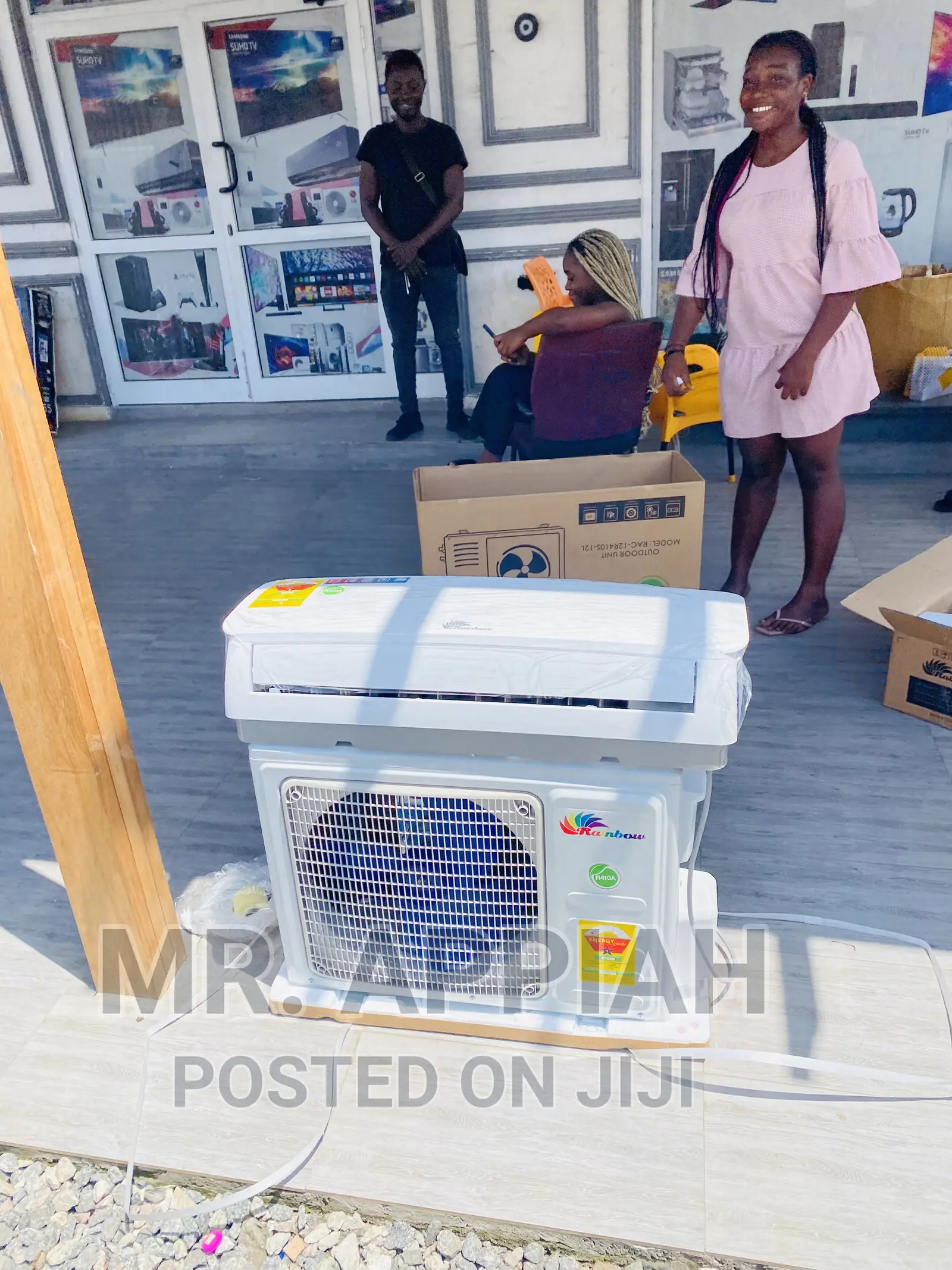 Low Cost Rainbow 1.5hp R410 Air Conditioner(White)