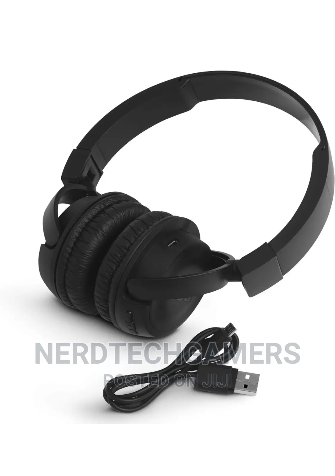 JBL T460BT Extra Bass Wireless on-Ear Mic - Black