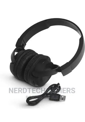 JBL T460BT Extra Bass Wireless on-Ear Mic - Black