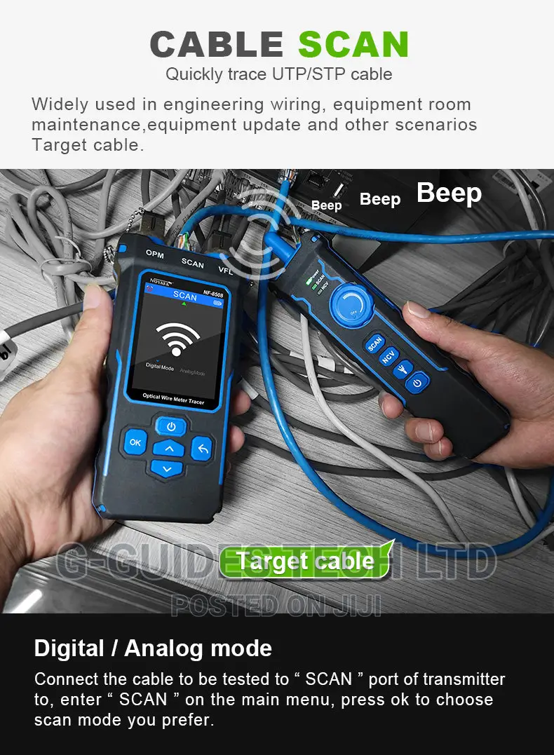 Noyafa Nf-8508 Network Cable Tester And Optical Wire Tracer