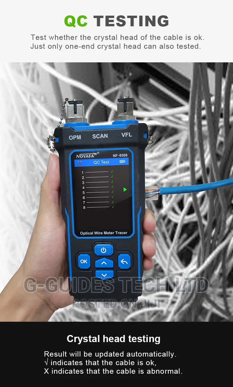 Noyafa Nf-8508 Network Cable Tester And Optical Wire Tracer