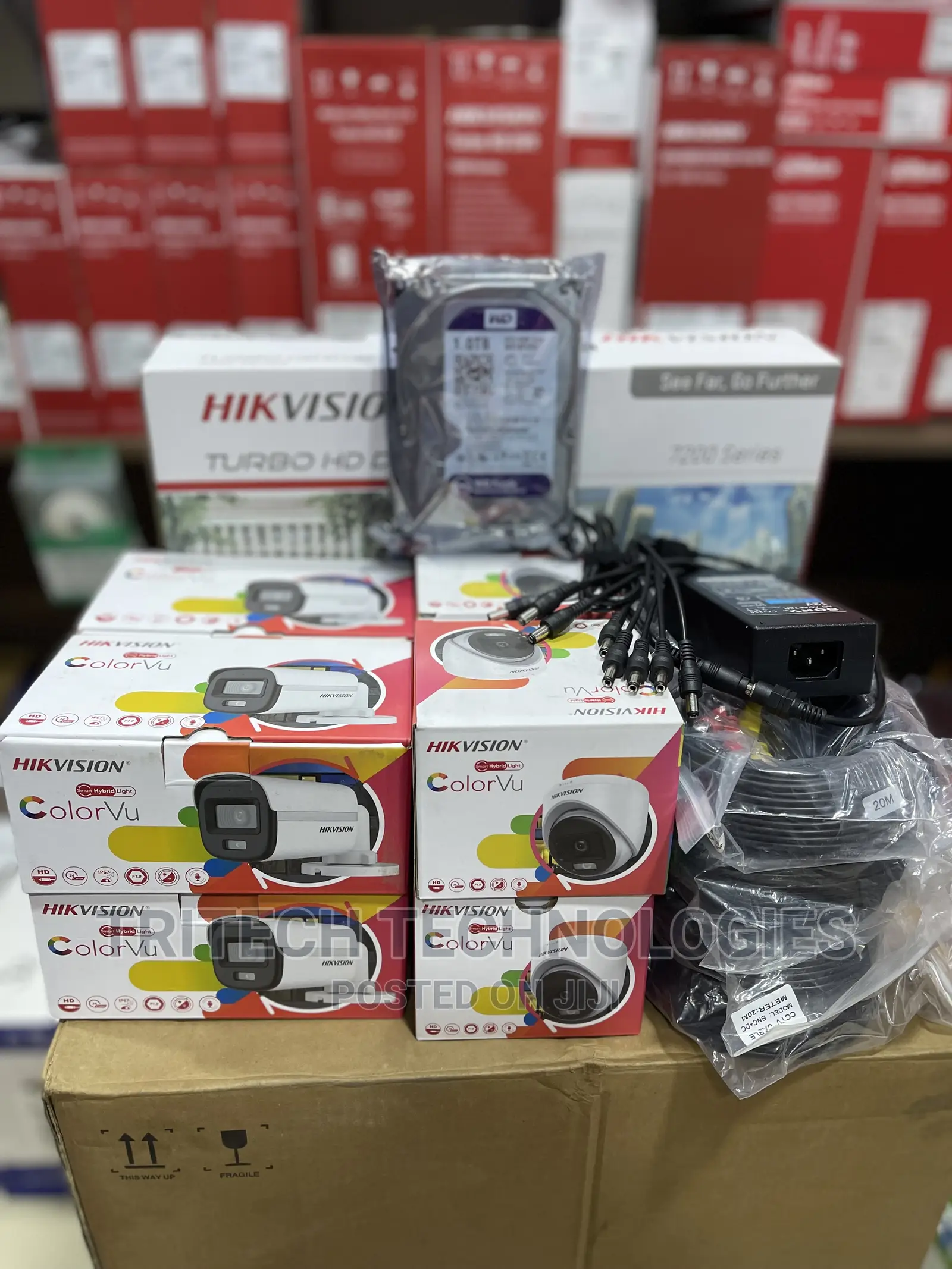 Hikvision 8ch Complete Full-Color With Sound 2mp + 1TB
