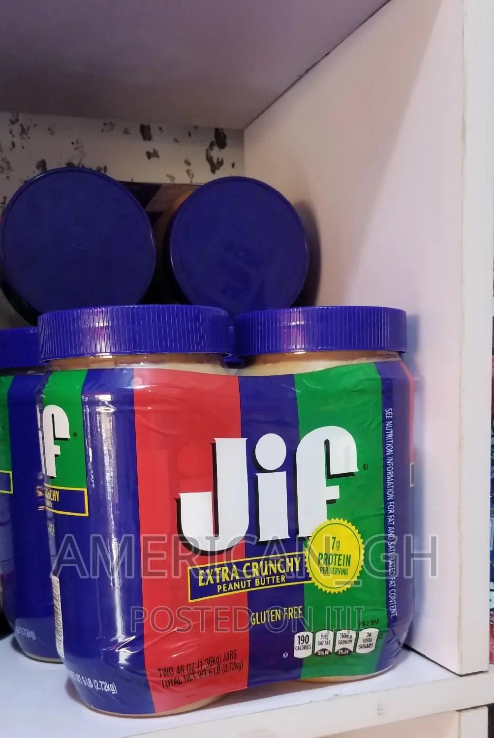 Jif Extra Crunchy Peanut Butter(1.36kg)