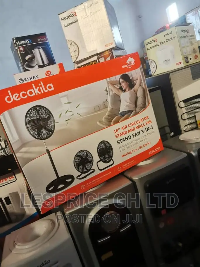 Excellent ~Decakila 18” 60w Industrial Fan