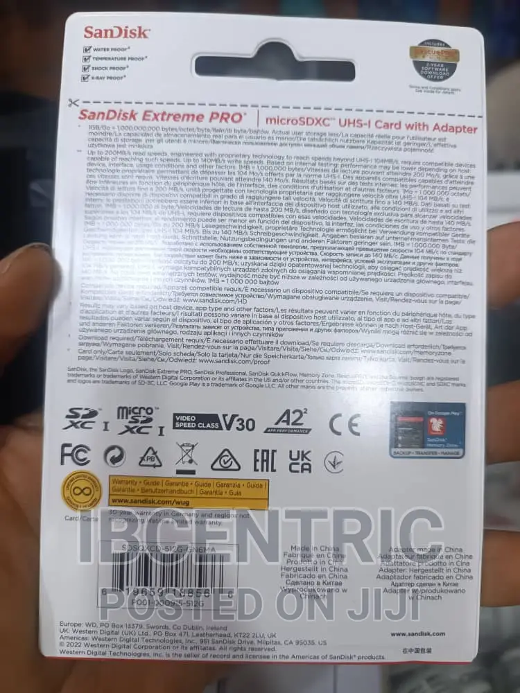 Sandisk Extreme Pro 1TB SD Card