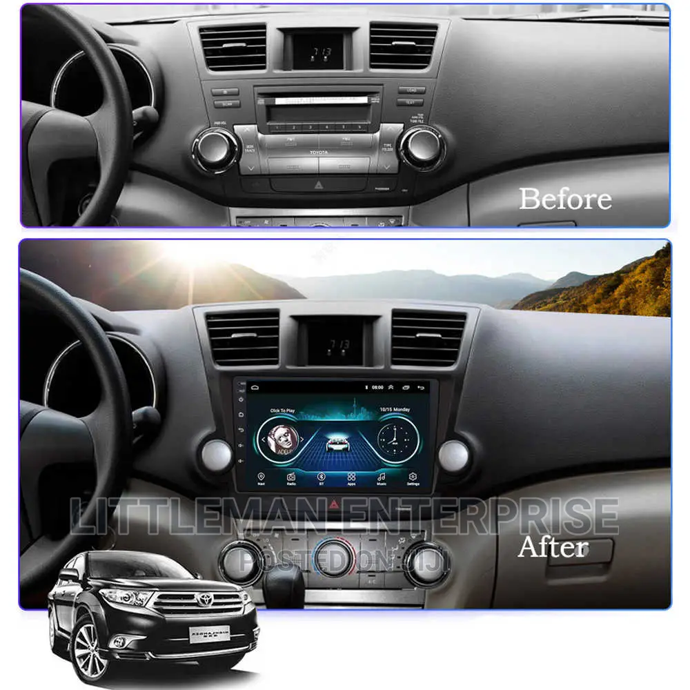 Toyota Highlander 2009 – 2014 Player Android +FREE CAMERA