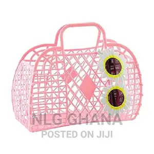 Plastic PVC Beach Jelly Basket Bag
