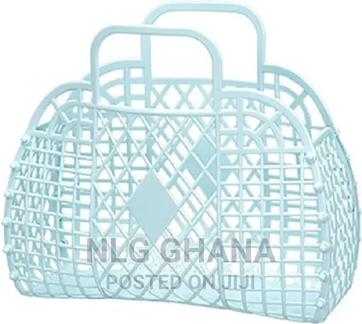 Plastic PVC Beach Jelly Basket Bag