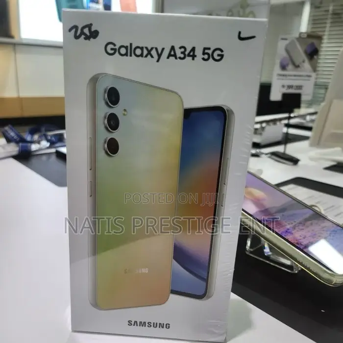 New Samsung Galaxy A34 256 GB Silver