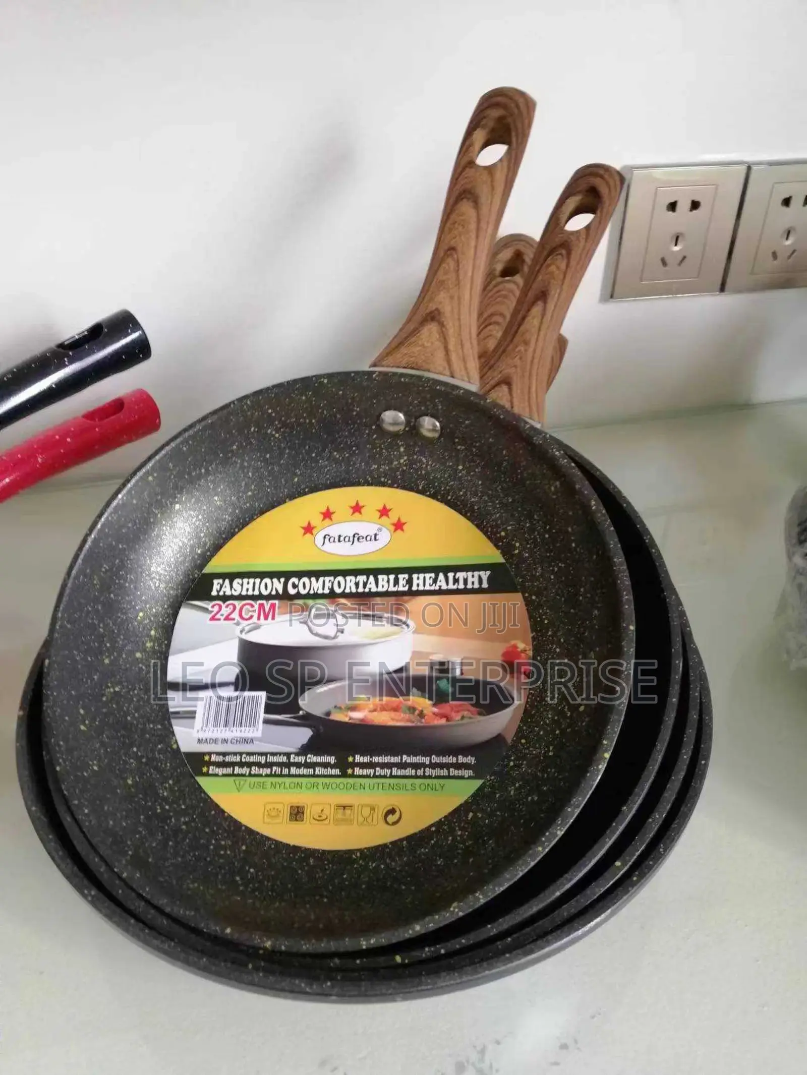 3pcs/Set 20-24-28cm Non Stick Frying Pan