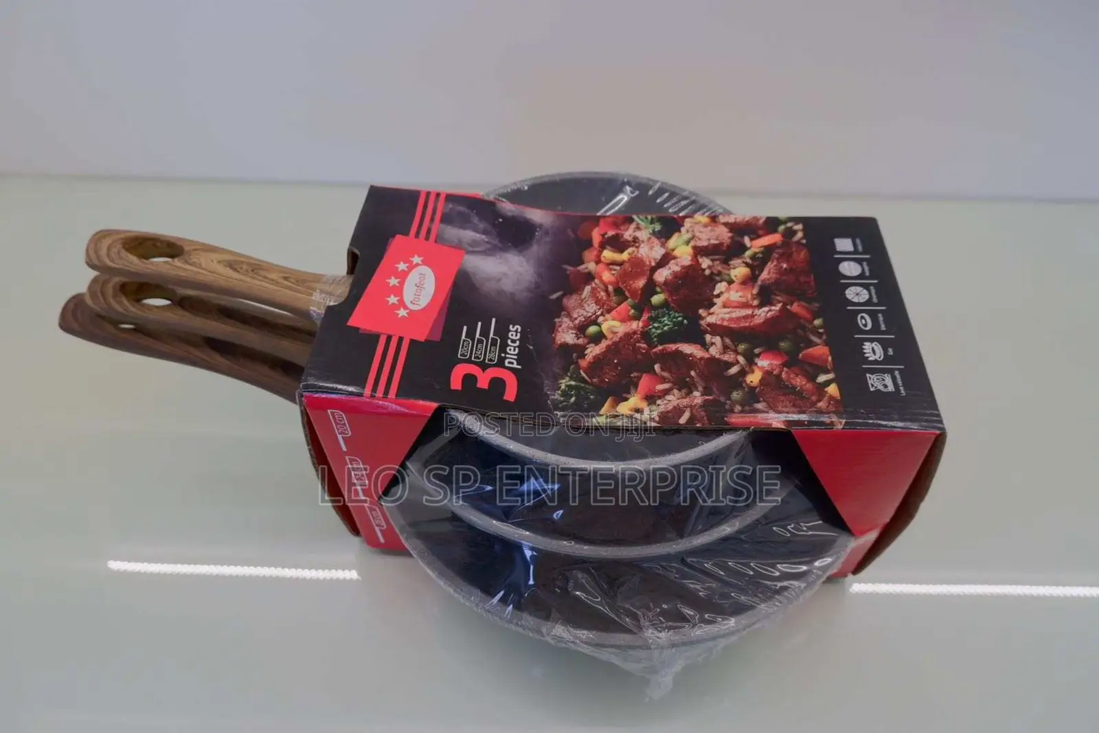 3pcs/Set 20-24-28cm Non Stick Frying Pan