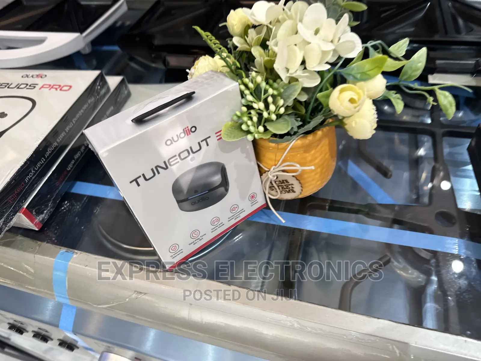Wireless Airpod Black Audiio Tuneout 301 Black