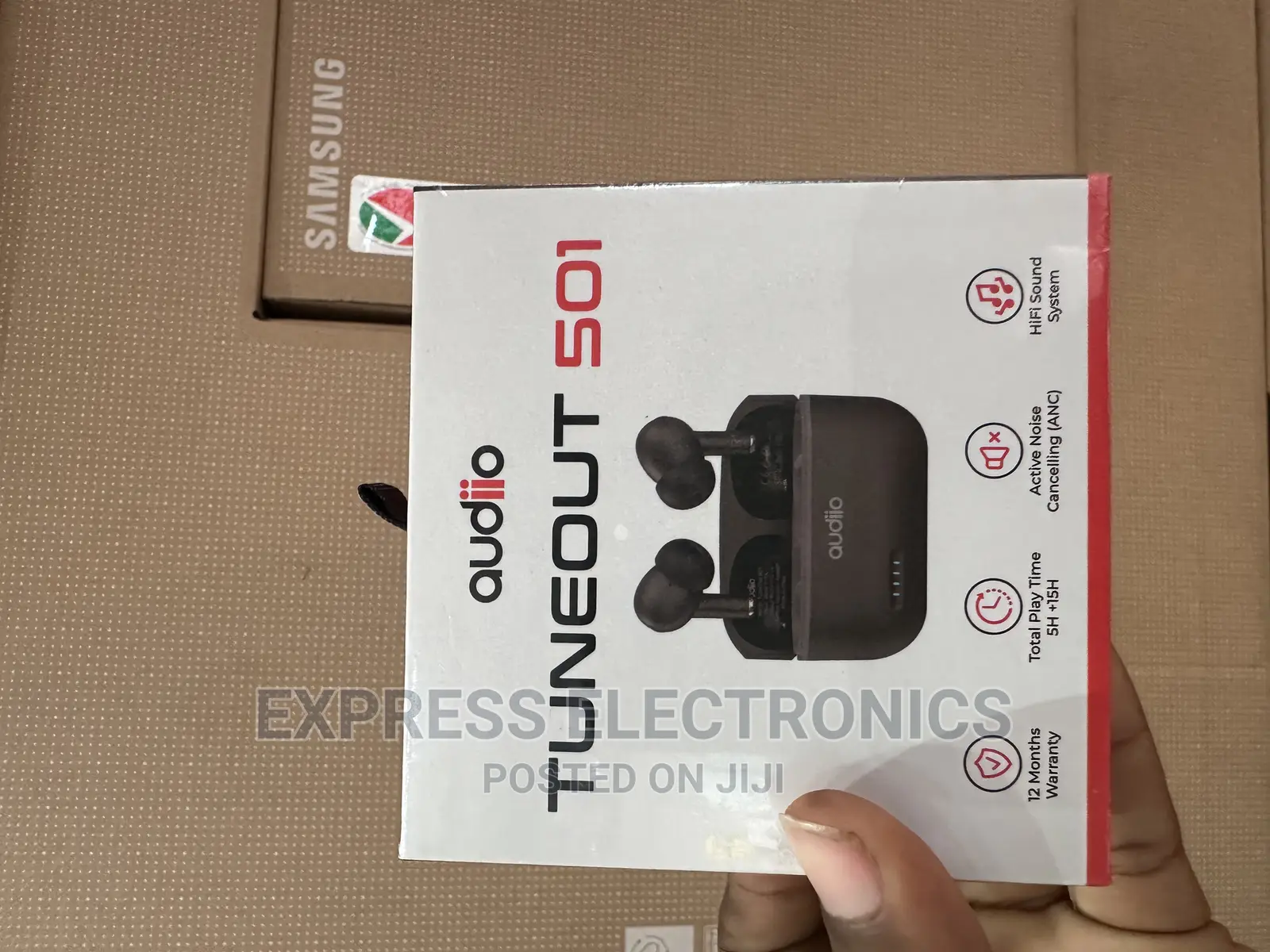 Neatly Sealed Airpod Audiio Tuneout 501.Wireless