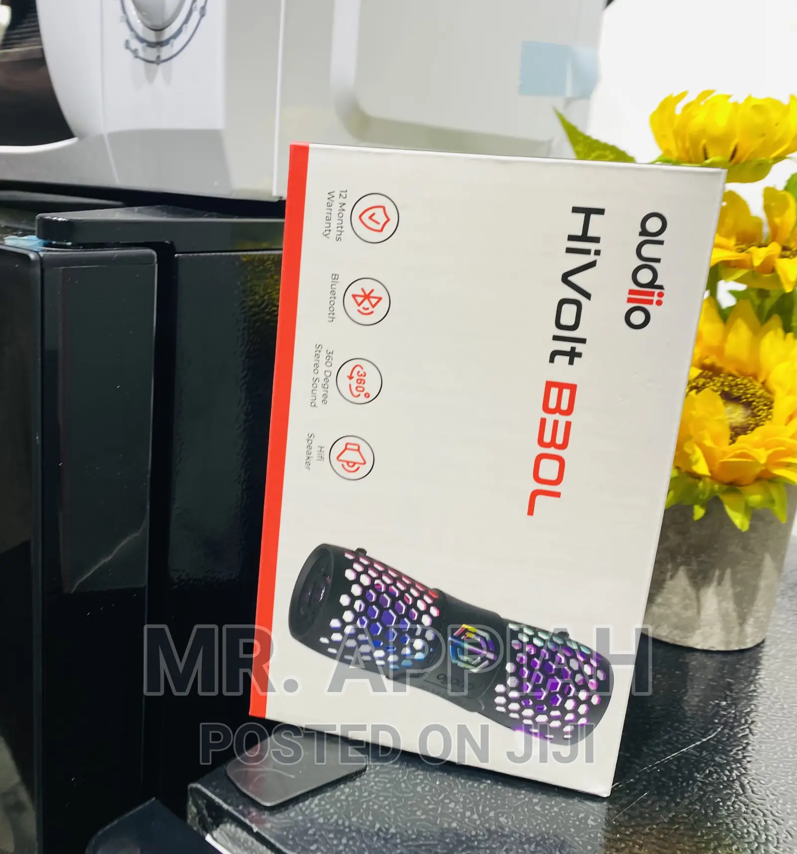 Durable and Affordable Audiio Hivolt 220 Bluetooth Speaker.