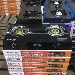 Lefon 2 Burners Auto Ignition Glass Gas Stove