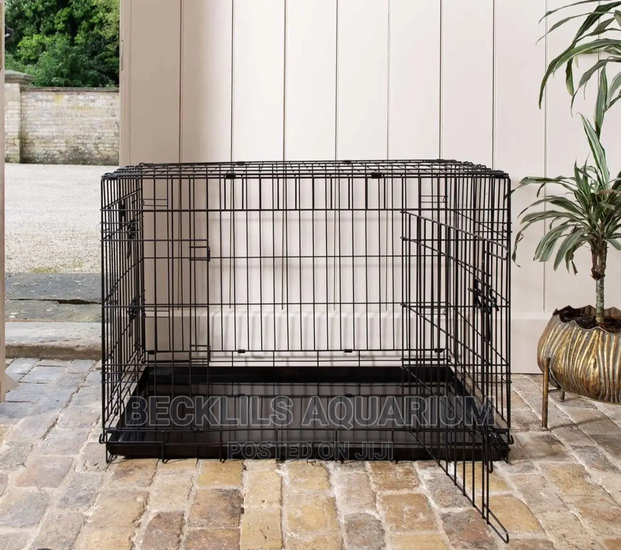 24 Inches Quality Metallic Indoor Dog Cages
