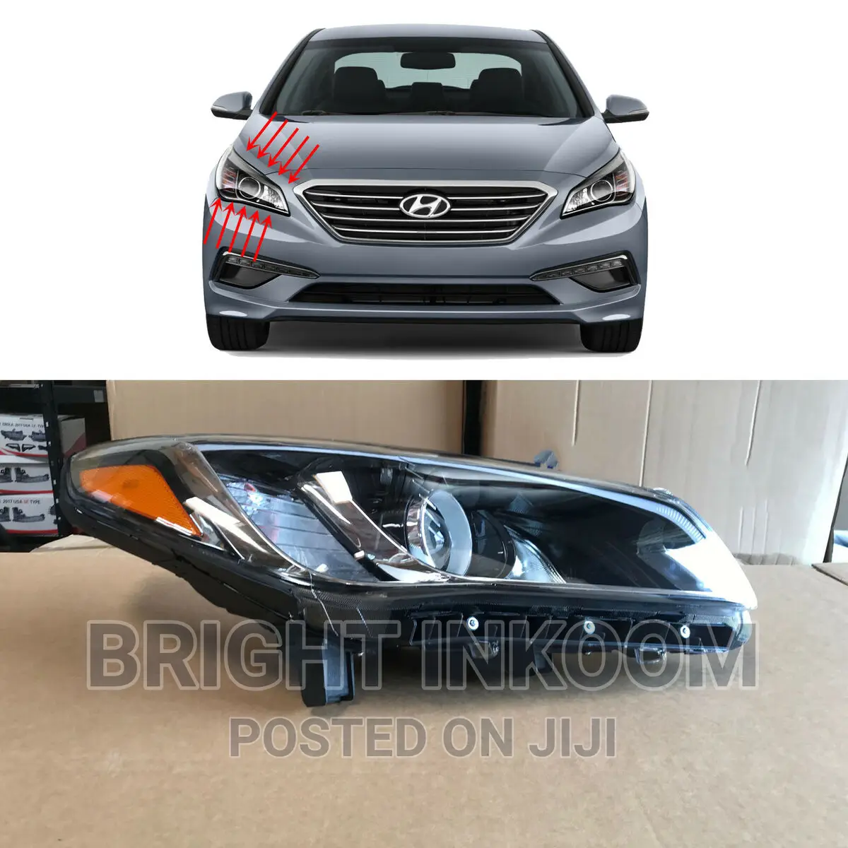 Hyundai Sonata 2015 2016 2017 Headlights