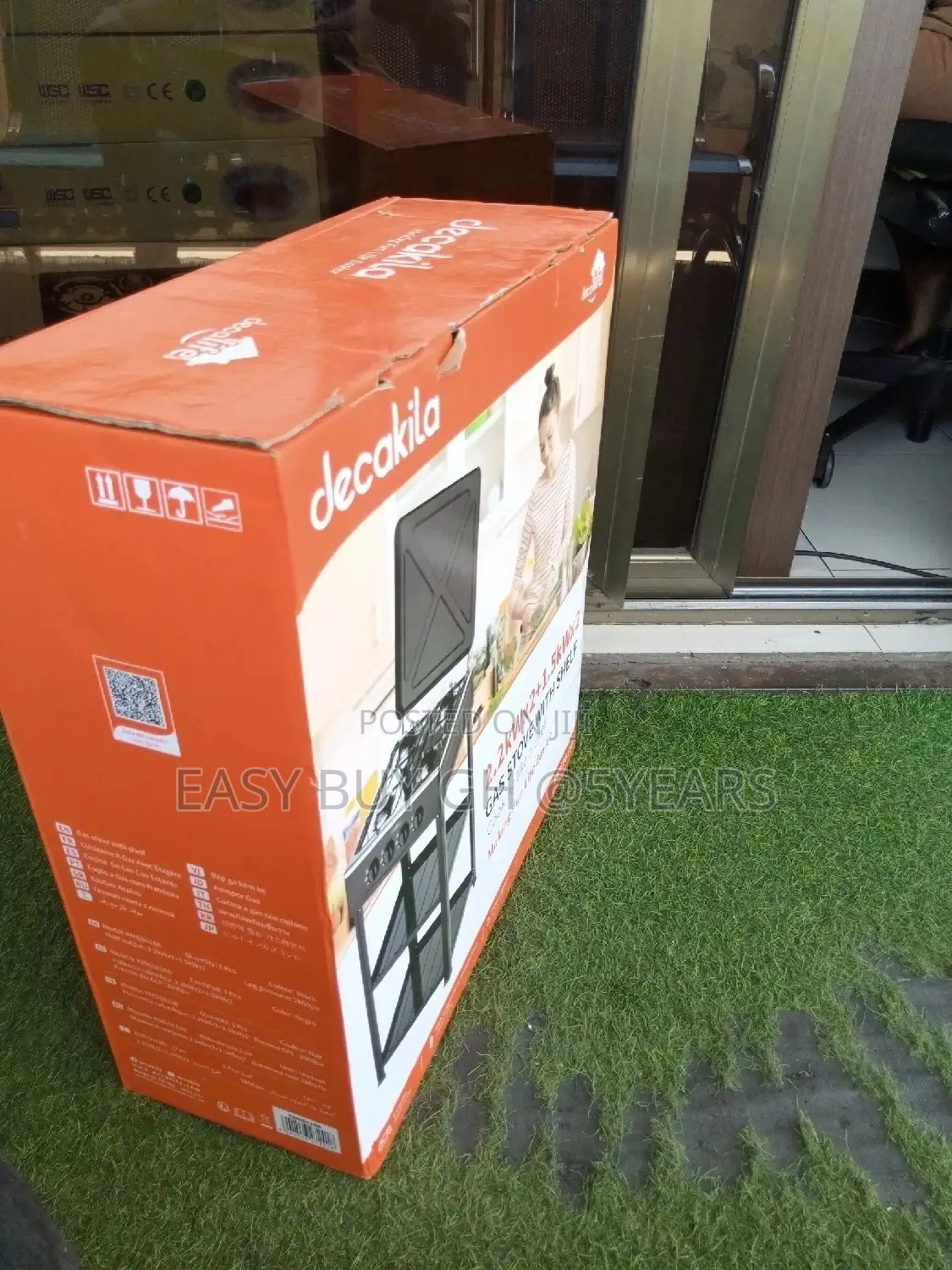Decakila Gas Stove With Shelf