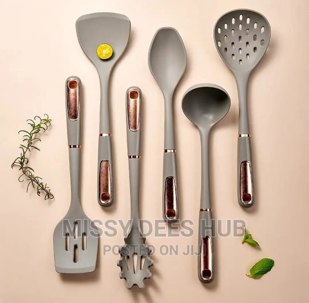 7pcs Silicone Ladle Set