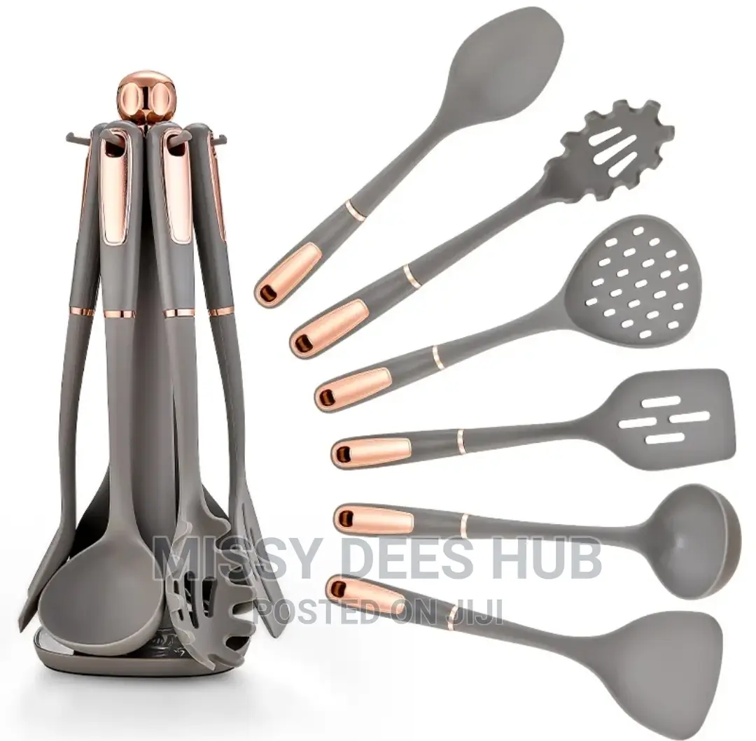 7pcs Silicone Ladle Set