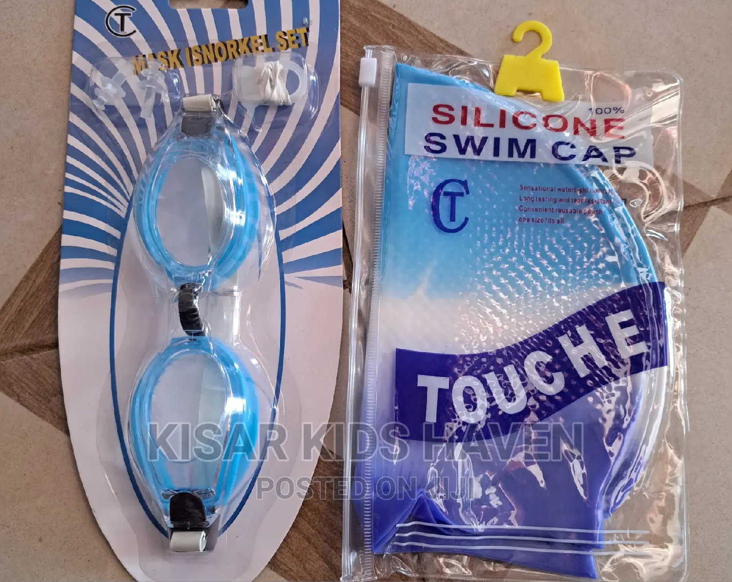 Adult Swimming Cap and Goggles