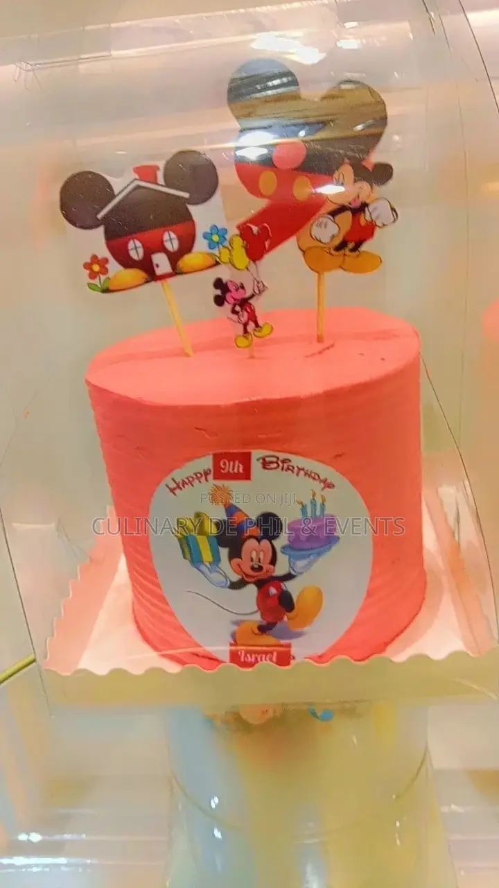 Mickey Mouse Theme Cake