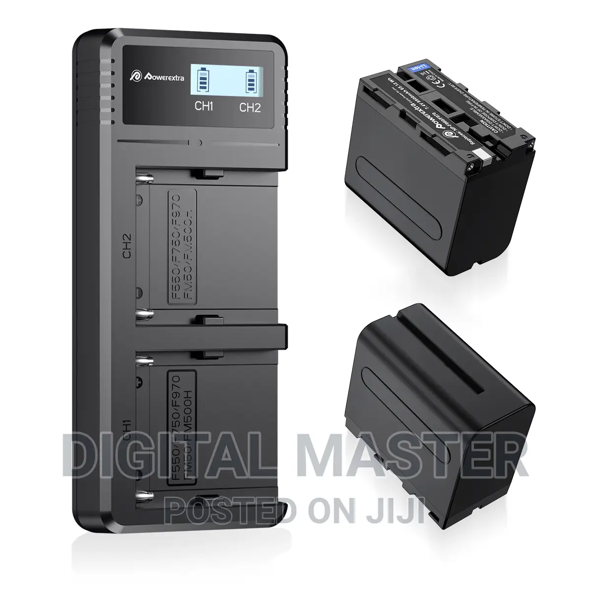 Powerextra NP-F970 (2 Battery Kit Pack)