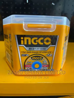 Ingco Abrasive Metal Cutting Disc Set 50pcs - MCD